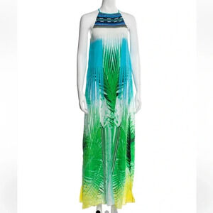 Rococo sand silk beaded dress size XS